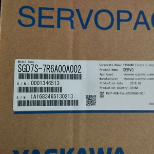 1 PIEZA NUEVO SERVO DRIVER YASKAWA SGD7S-7R6A00A002 AC ENVÍO RÁPIDO - Imagen 1 de 5