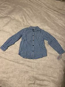 Cat & Jack Kids NWT Button Up Shirt Size Medium 8-10 - Picture 1 of 1