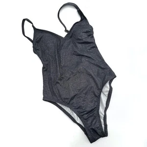 Target Kana Sol Grey Metallic Sparkle One Piece Swimsuit - Size S - Picture 1 of 6
