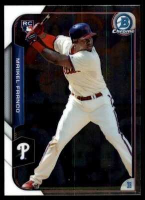 2015 Bowman Chrome #198 Maikel Franco RC - Image 1 of 2