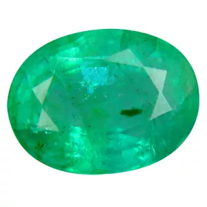 3.28 ct Pleasant Oval (10 x 8 mm) (Un-Heated) Colombia Emerald Loose Gemstone - Picture 1 of 2
