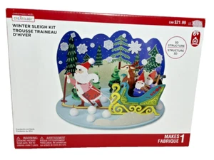 Creatology Christmas Winter Santa Sleigh Reindeer Elves Trees Snow Kit NIB Toy - Bild 1 von 2