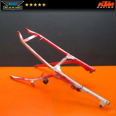  1990 KTM 350 EXC SUBFRAME REAR SUB FRAME SEAT SUPPORT 55503002500 GENUINE OEM~B — 第 1/4 张图片