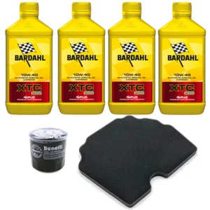 Kit Tagliando 4Lt Bardahl 10W-40 + Filtro Olio + Aria BENELLI TRK 502 EU5 2022 - Foto 1 di 1