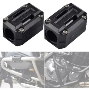 22/25/28mm Engine Guard Bumper Block Crash Bar Slider For KTM BMW Honda Yamaha K - Picture 1 of 7