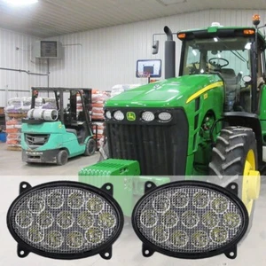 39W Oval Led Work Light For John Deere 9120,9220,9320,9420,9520,9620 Tractors - Picture 1 of 10