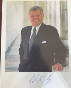 EDWARD M, KENNEDY REAL handsigniertes handsigniertes Foto 8x10 P-116-3 - Bild 1 von 1