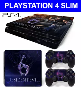 Sticker Skin for PS4 SLIM Wrap Vinyl + Controller - Picture 1 of 2
