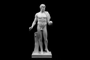 Diadumenos Farnese griechische Statue | Ikonische antike griechische Kunst | Größenoption | - Bild 1 von 5