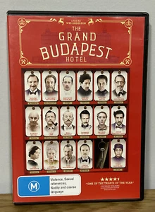 THE GRAND BUDAPEST HOTEL DVD Movie Region 4 Rated M VGC FREE POSTAGE - Picture 1 of 6