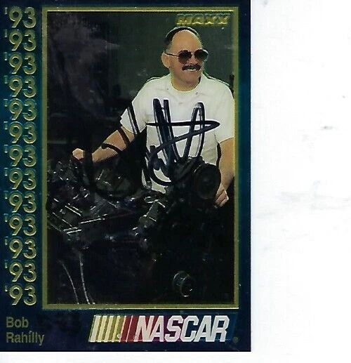 BOB RAHILLY SIGNED 1993 MAXX RACING #126 - NASCAR - Image 1 of 1