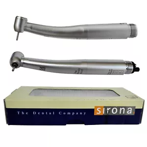 Sirona T3 Racer Style Dentale Alta Velocità Turbina Aria Manipolo Coppia 2/4 Fori - Foto 1 di 11