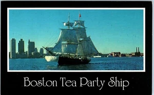 Das Boston Tea Party Schiff "Brig Beaver II" Postkarte - Bild 1 von 2