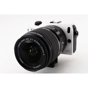 Mint! Canon EOS M White & EF-S 18-55mm IS Good Condition Lightweight - Picture 1 of 5