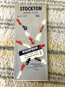136 - RICHFIELD CREDIT CARD - STOCTON STREET GUIDE 1965 EDITION