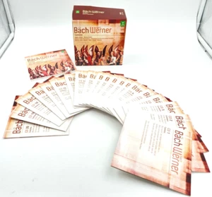 Bach : Cantatas 20 cd BOX SET By Fritz Werner w/85 pg Booklet LIKE NEW -ERATO - Foto 1 di 7