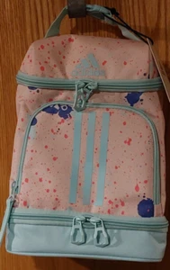 Nuova borsa pranzo Adidas Excel 2 isolata splatter rosa sabbia/acqua - Foto 1 di 5