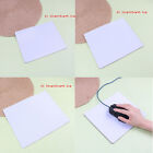 1PC white mouse pad mat for laptop computer tablet PC rubber mouse m-v$
