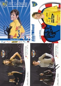 Frauenhandball - HC Leipzig, 11 Autogrammkarten mit Originalunterschrift! - Bild 1 von 1