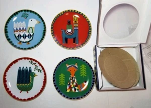Set 4 piatti insalata 9 pollici celebrazione animali olmo West nuovi - Foto 1 di 4