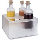 Flaschenkühler Kühlbox  Softdrinks 4 FL Kunststoff transparent NEU  Gastlando