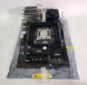 MSI X99A RAIDER X99 Motherboard w/ Intel Core i7-5820K CPU 16GB RAM - Picture 1 of 15