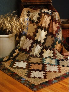 Cabin Cozy Flannel Quilt Pattern Pieced JM - Picture 1 of 1