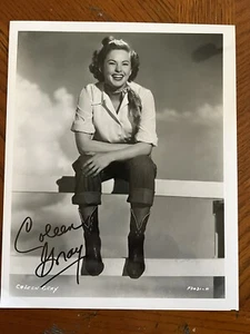 Coleen Gray Signed B/W 8x10 Photo COA Nightmare Alley The Killing - Picture 1 of 3