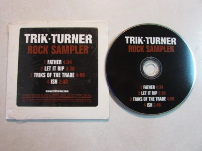 TRIK TURNER ROCK SAMPLER 2002 4 TRK PROMO CD IN SLEEVE HIP HOP ALTERNATIVE ROCK - Image 1 of 3
