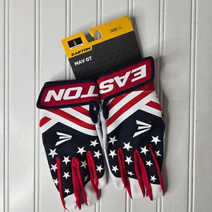 Easton MAV GT Baseball USA Batting Gloves - Adult LARGE - New - Picture 1 of 6