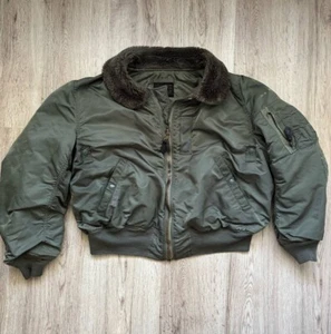 JACKET, FLYING, INTERMEDIATE TYPE B-15D SIZE 42 ALPHA INDUSTRIES MADE IN U.S.A - Picture 1 of 23