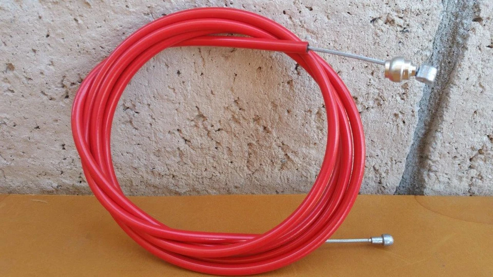 RED Cable & Housing BRAKE CABLE Casing Bicycle Universal BIKE Mountain Road BMX - Image 1 of 1