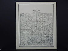 Wisconsin, Walworth County Plat Map 1936 Geneva Township L20#96