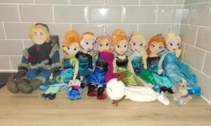 11 Disney Frozen Plüschtiere - 3 Elsa, 5 Anna, Kristoff, Olaf, Sven Kuscheltiere - Bild 1 von 16