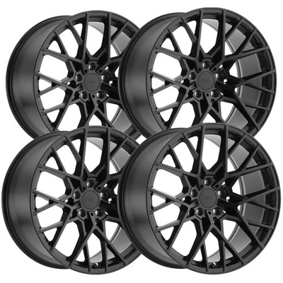 (Set of 4) TSW Sebring 20x8.5 5x120 +20mm Matte Black Wheels Rims 20" Inch Foto 1 de 4