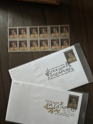 Christmas Our Lady of Guapulo  Forever Pane Of 20 + 1 FDC & 1 DCP. Scott #5525. - Image 1 of 4