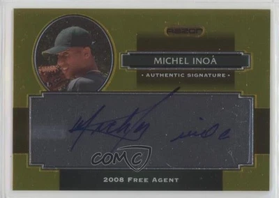 2008 Razor Signature Series Metal Auto Gold Michel Inoa #AU-MI Auto - Image 1 of 2