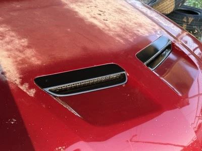 Pontiac G8 Hood Scoops Gloss Black 2008 2009 LH+RH Set Hood Vent Pair Foto 1 de 4