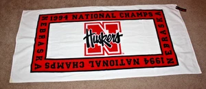 Nebraska Cornhuskers Handtuch 30x60 Strand Neu mit Etikett 1994 National Champions - Bild 1 von 4