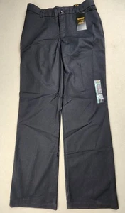 Lee Womens Black Regular Fit Trousers Mid Rise Flex Motion Ultra Lux 10 Long NWT - Picture 1 of 16