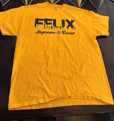 Camiseta SGA Felix Corte Suprema Port & Co. Adulto XL Amarilla FELIX HERNANDEZ #34 Foto 1 de 4