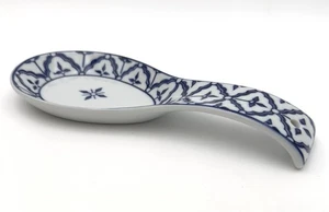 Pier 1 Imports Porzellan blau und weiß handbemalt Löffel Rest - Bild 1 von 9
