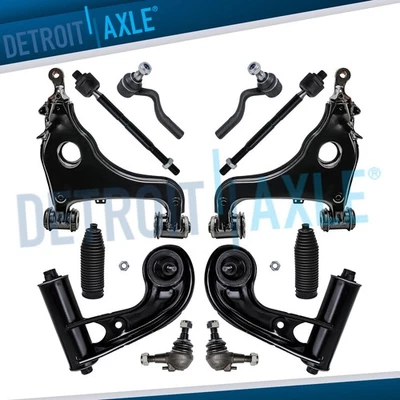 Kit de botas de tirantes de brazos de control delanteros tracción trasera de 12 piezas para Mercedes-Benz E320 E430 E420 Foto 1 de 4