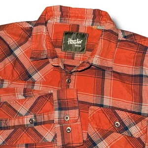 HOWLER BROS Flanellhemd XL kariert Harkers Regular Fit Midweight L/S Knopfleiste - Bild 1 von 5