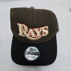 NWT Brown Tampa Devil Rays 25th Anniversary 59fifty New Era Fitted Hat Cap - Picture 1 of 8
