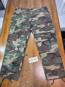 Herren Proper Cargo Camouflage Hose verstärktes Knie 44 x 32 Knopfleiste - Bild 1 von 17