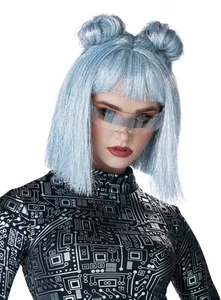 Disfraz California Peluca Espaciada Adulto Mujer Accesorio Halloween 7024-051 - Imagen 1 de 3
