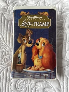 Walt Disney's Masterpiece Lady and the Tramp 1998 VHS Clamshell Edition - Picture 1 of 7