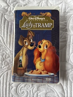 Walt Disney's Masterpiece Lady and the Tramp 1998 VHS Clamshell Edition - Image 1 of 4