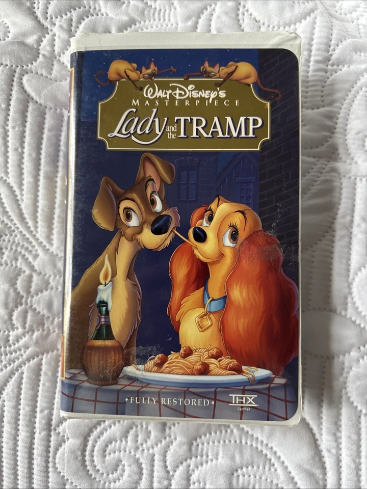 Walt Disney's Masterpiece Lady and the Tramp 1998 VHS Clamshell Edition - Image 1 of 4